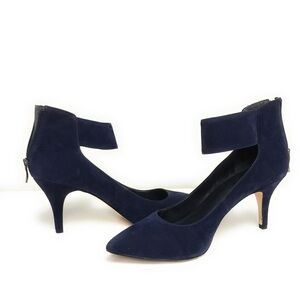 BCBG Generations Blue Suede Shoes 10M
